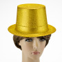 Капелюх Циліндр блискучий (золотий)