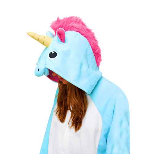 Кігурумі Єдиноріг (блакитний) XL