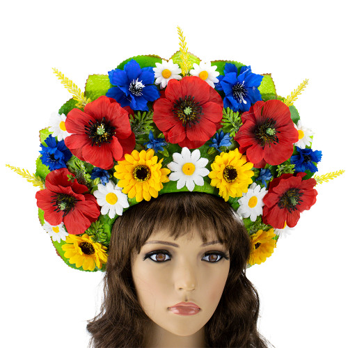 Український вінок високий на голову Маряна (р. 56-60) 9344