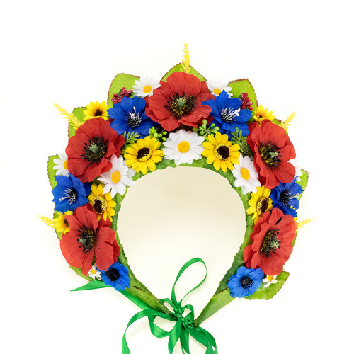 Український вінок високий на голову Маряна (р. 56-60) 9344