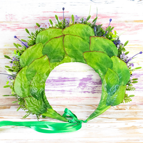 Український вінок високий на голову Радомира 11038