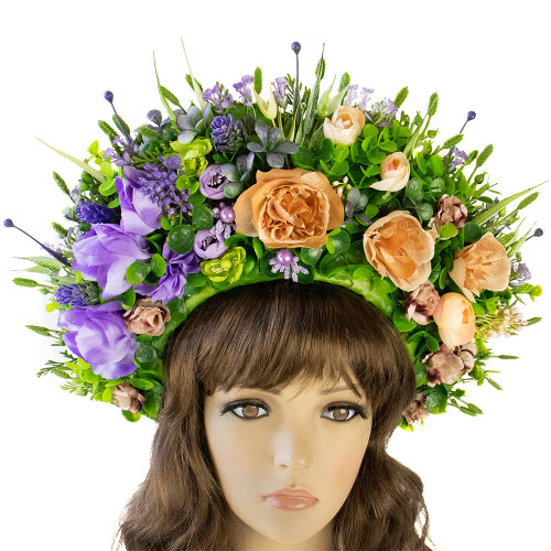 Український вінок високий на голову Радомира 11038