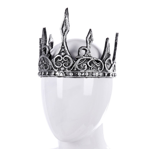 Корона Косплей Антична (срібло антик)