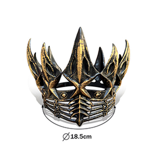 Корона Косплей Готична Ворон (золото антик)