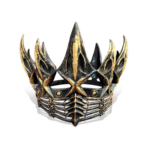 Корона Косплей Готична Ворон (золото антик)