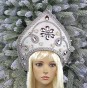 Корона 52154 Снегурочка Зимние узоры (серебряная)