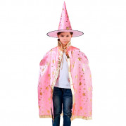 Маскарадный костюм Волшебник (розовый)