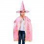 Маскарадный костюм Волшебник (розовый)