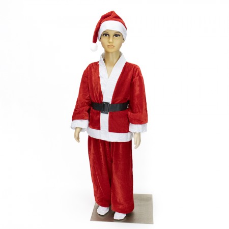 Маскарадный костюм Санта Клаус велюр 4-5 лет