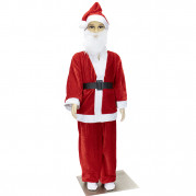 Маскарадний костюм Санта Клаус велюр 10-13 лет