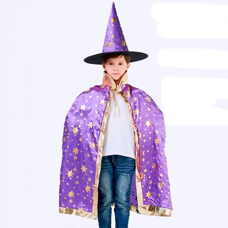 Маскарадний костюм Чарівник (фіолетовий)