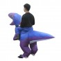 Надувний костюм Вершник на Тиранозаврі (фіолетовий)