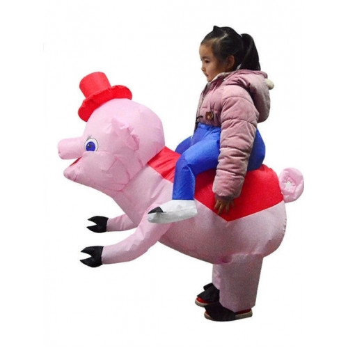 Надувний костюм Вершник на Поросяті