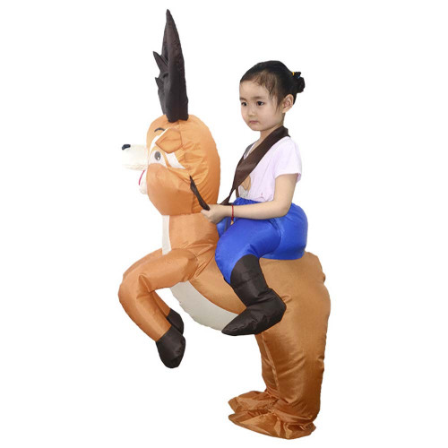 Надувний костюм Дитячий Вершник на Олені