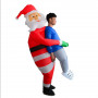 Надувний костюм Обійми Санти