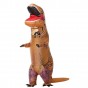 Надувний костюм Тіранозавр (коричневий)