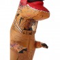 Надувний костюм Тіранозавр (коричневий)
