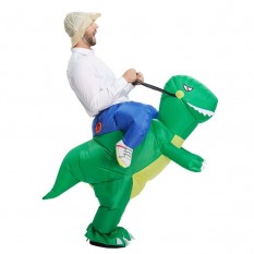 Надувний костюм Вершник на Динозаврі
