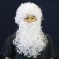 Перука з бородою діда Мороза ( S )