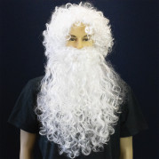Перука з бородою діда Мороза ( L )