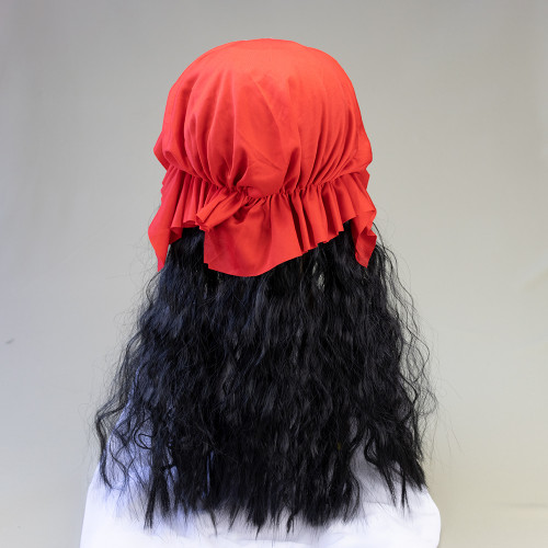 Парик Пиратки с банданой (+повязка на глаз)