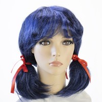 Перука Косплей Леді Баг (синій з чорним)