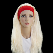 Перука Гофре з пов'язкою (блонд)