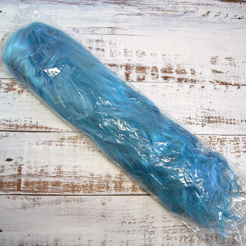 Парик Волнистый (голубой)