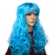 Парик Волнистый (голубой)