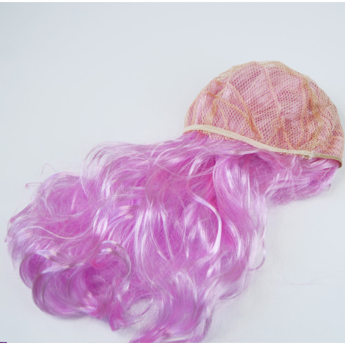 Парик Волнистый (светло-розовый)