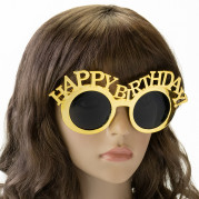 Окуляри HAPPY BIRTHDAY (золоті)