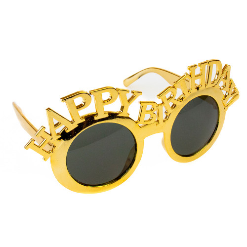 Окуляри HAPPY BIRTHDAY (золоті)