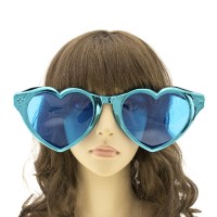 Окуляри Гігант Серце Металик (бірюзові)