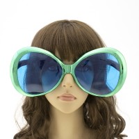 Окуляри Гігант круглі Металік (зелені)