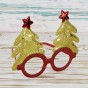 Очки Новогодние Елочки (золотые)