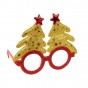 Очки Новогодние Елочки (золотые)