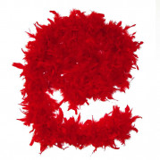 Боа з пір'я 80г (червоне)