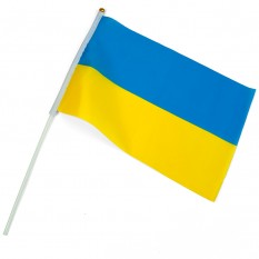 Флаг Украины 20х15 см на присоске