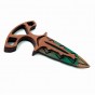 Деревянный тычковый нож (зеленый)