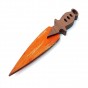 Деревянный нож Кунай (оранжевый)