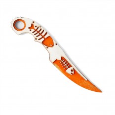 Деревянный нож Рыба (оранжевый)