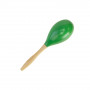 Деревяні Маракаси для танців 22см (зелені) (1шт)