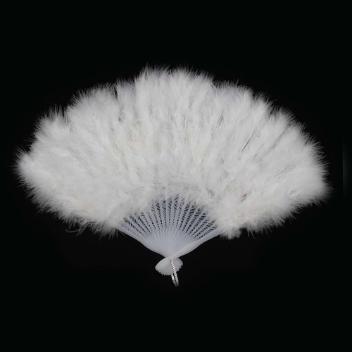 Віяло перо (біле)