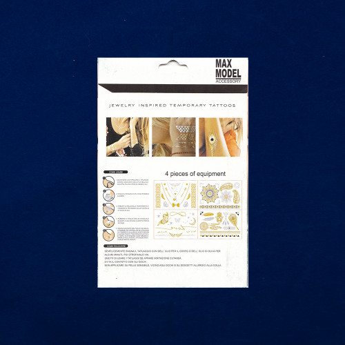 Тату браслет средний UB-66 профессиональные (уп 4 листа)