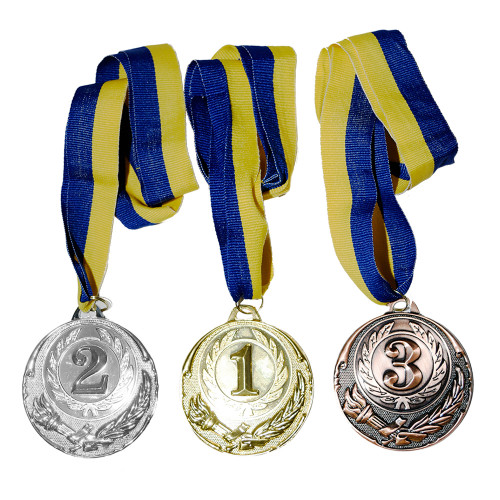 Медаль нагородна 43506 Д7см 3 місце Бронза