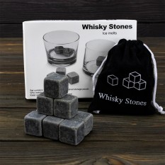 Камені для віскі Whisky Stones (сірі)