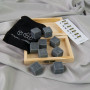 Камені для віскі Stones у деревяній скриньці (сірі)