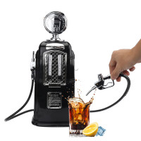 Диспенсер для напитков Автозаправочная колонка с двумя кранами (черная)