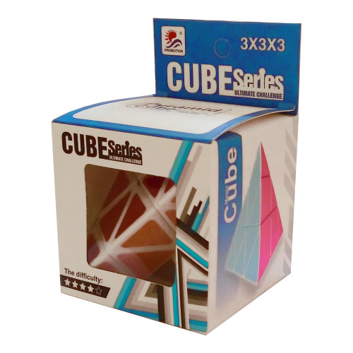 Кубик Рубіка Пірамідка біла карбон