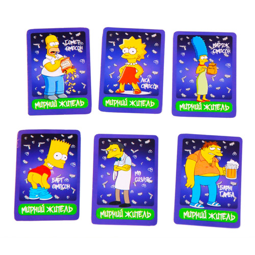 Настільна гра Мафія The Simpsons (укр. )